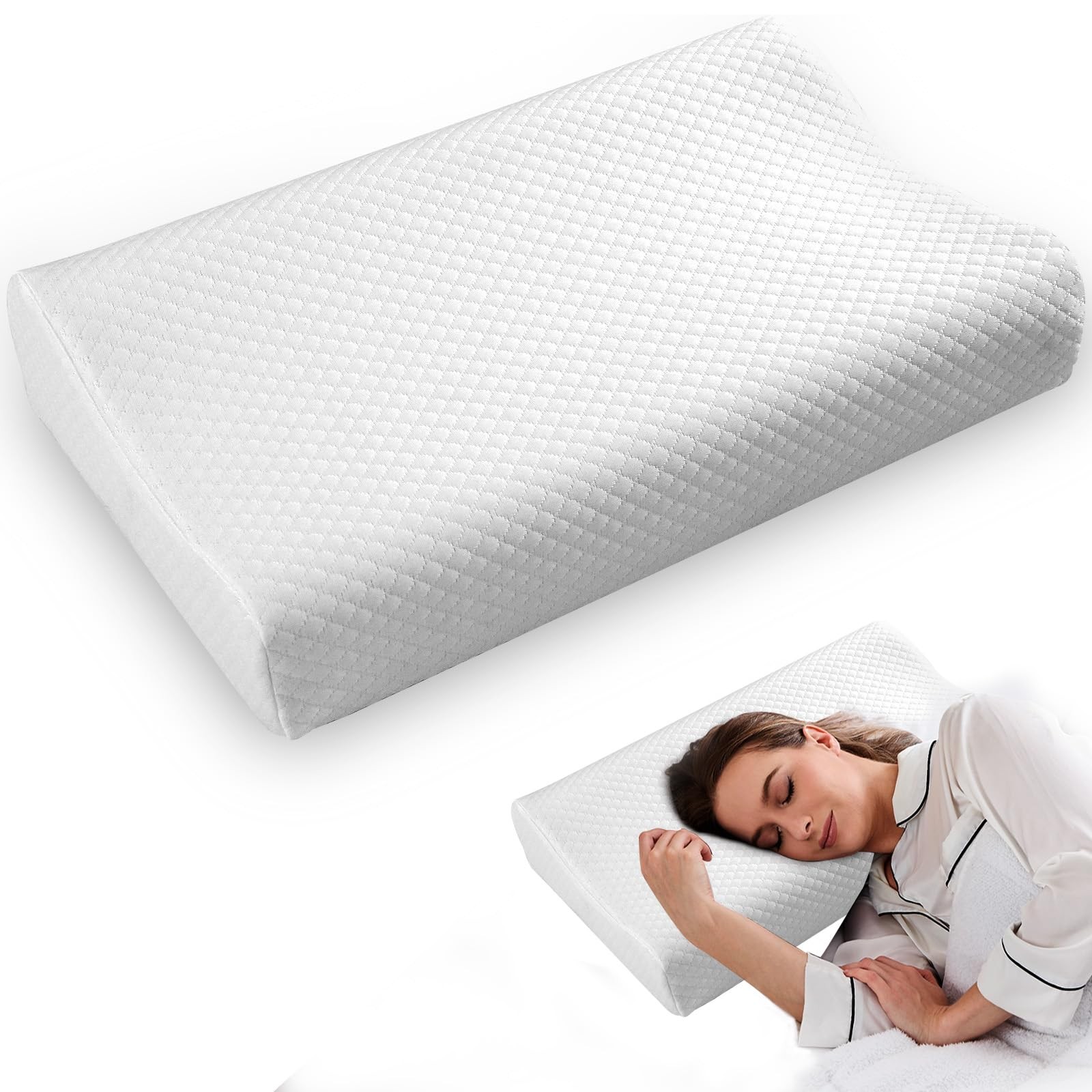 Memory Foan Pillow for Side Sleeping