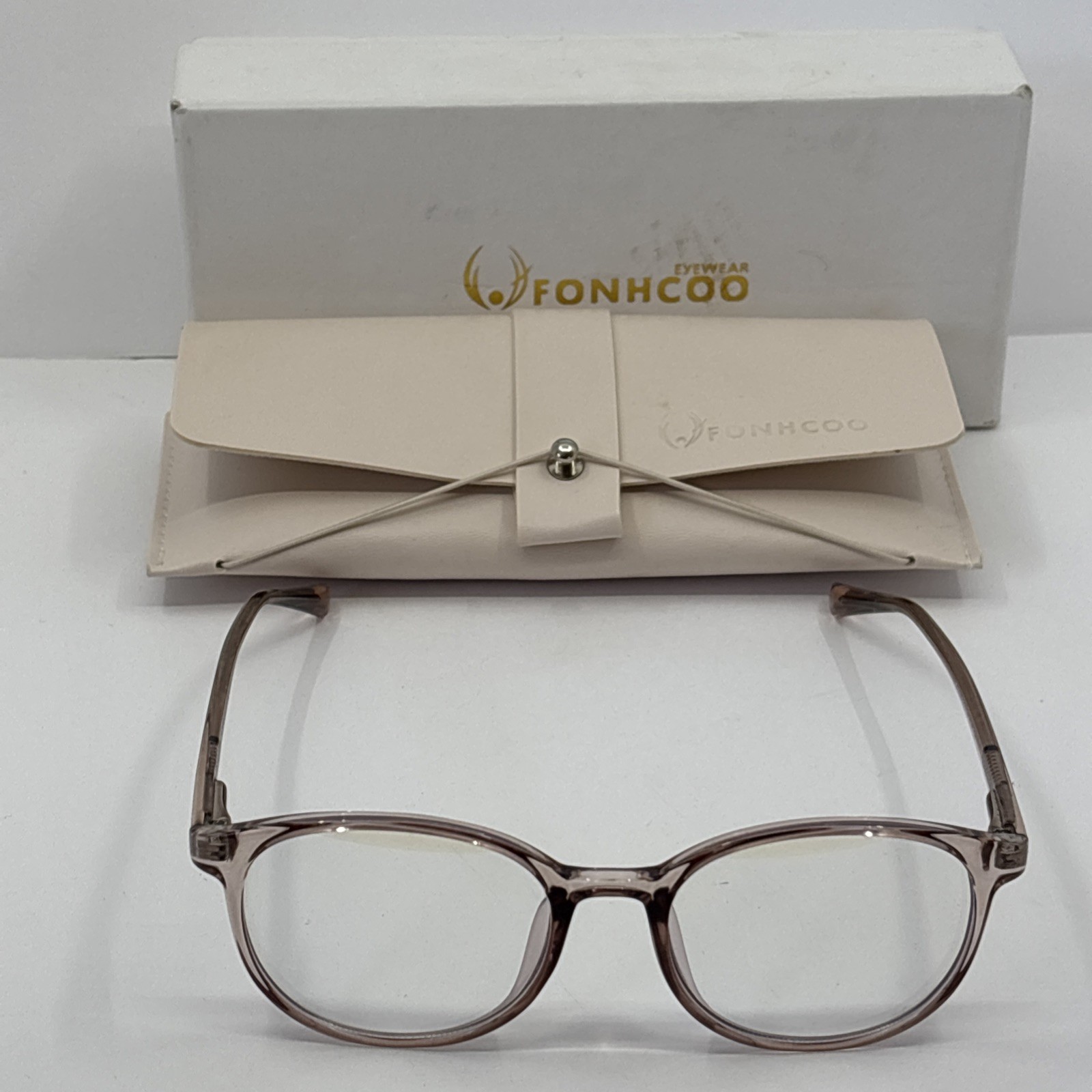 FONHCOO Blue Light Blocking Glasses Women Men Computer Eyeglasses TR90 Fashio...