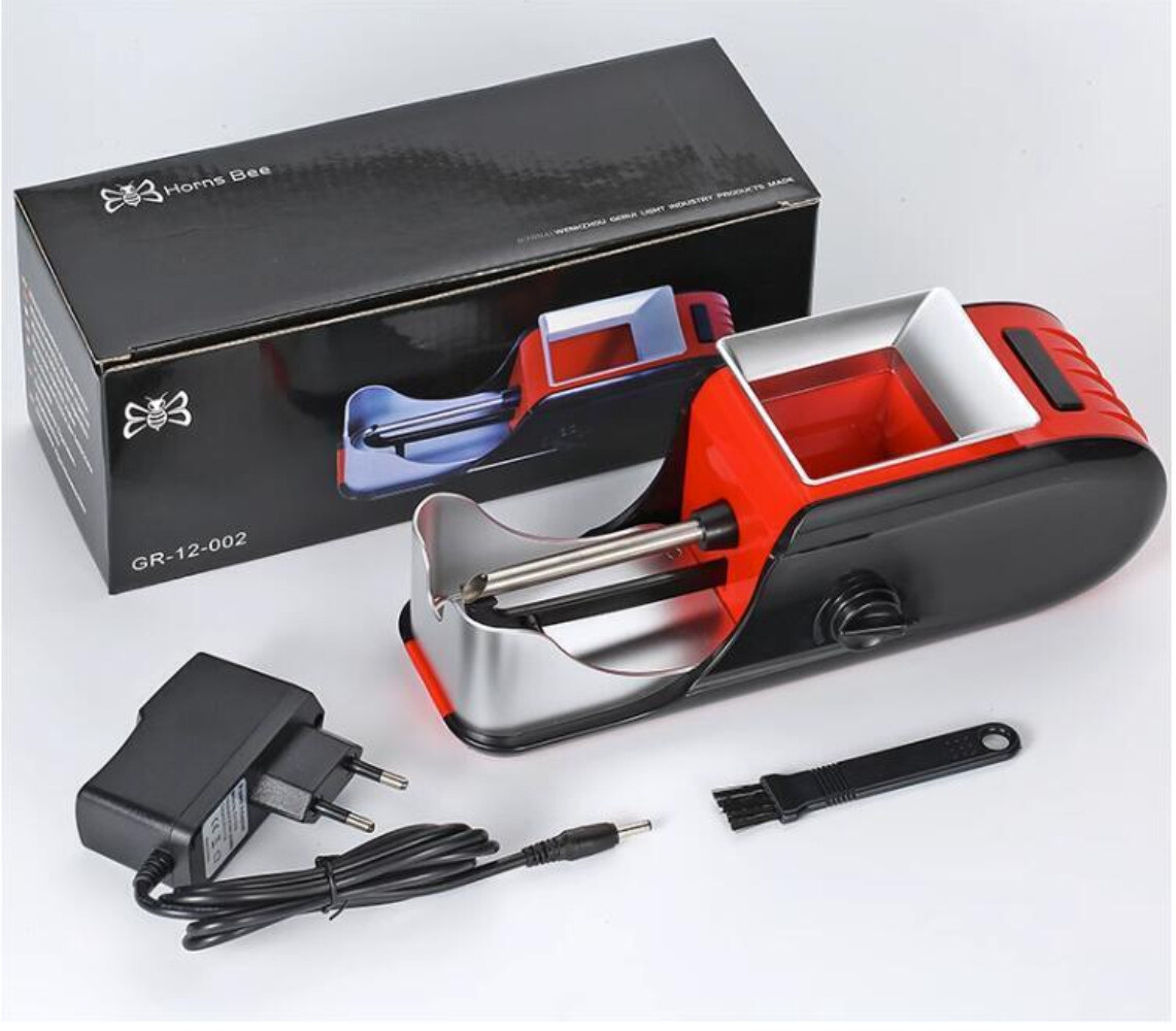 Electric Automatic Cigarette Rolling Machine Tobacco Maker Roller Metal+ABS New