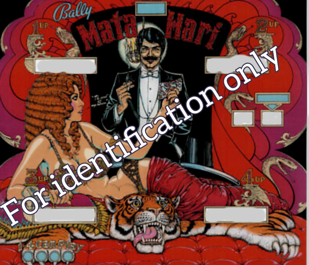 1978 Bally Mata-Hari Pinball Machine Rubber Ring Kit