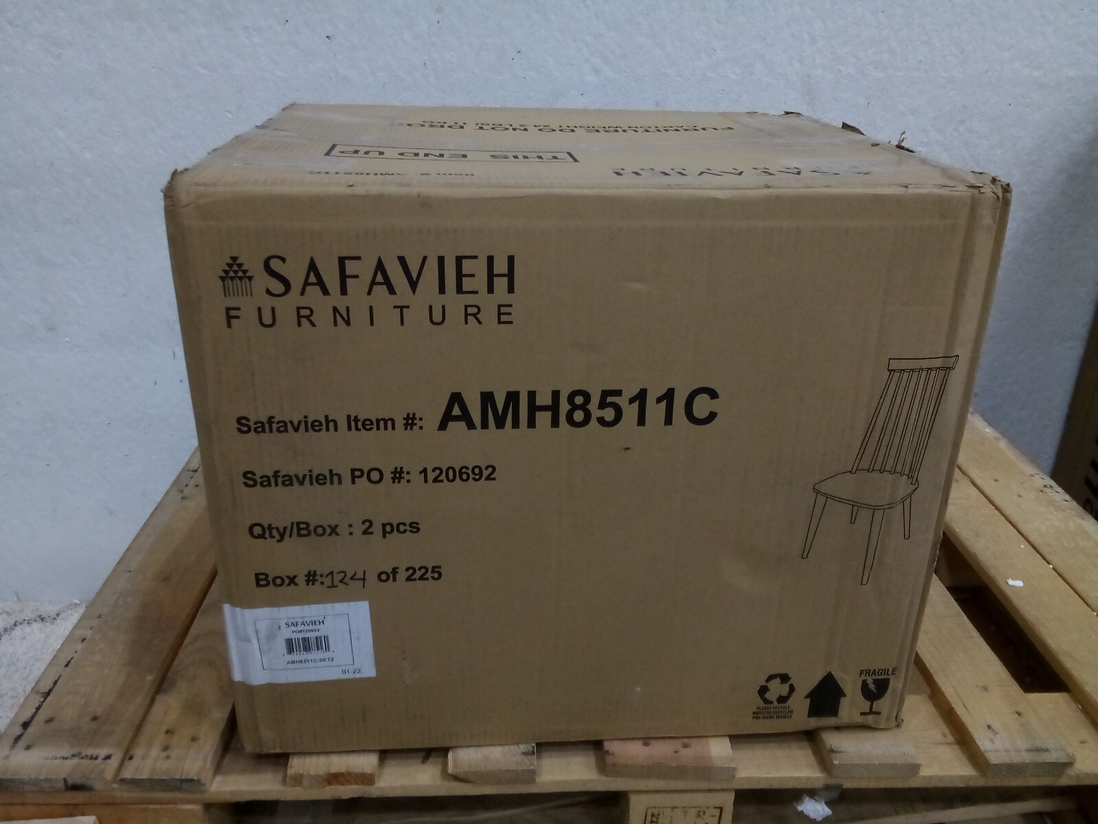 Safavieh Burris Side Chair, Reduced Price 2172720774 AMH8511C-SET2