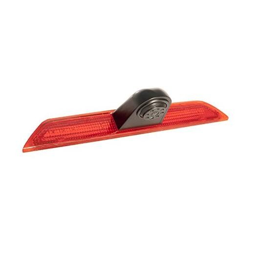 Brake Light Backup Camera for F O R D with 7 inch Clip-on Mirror Monitor (Ford