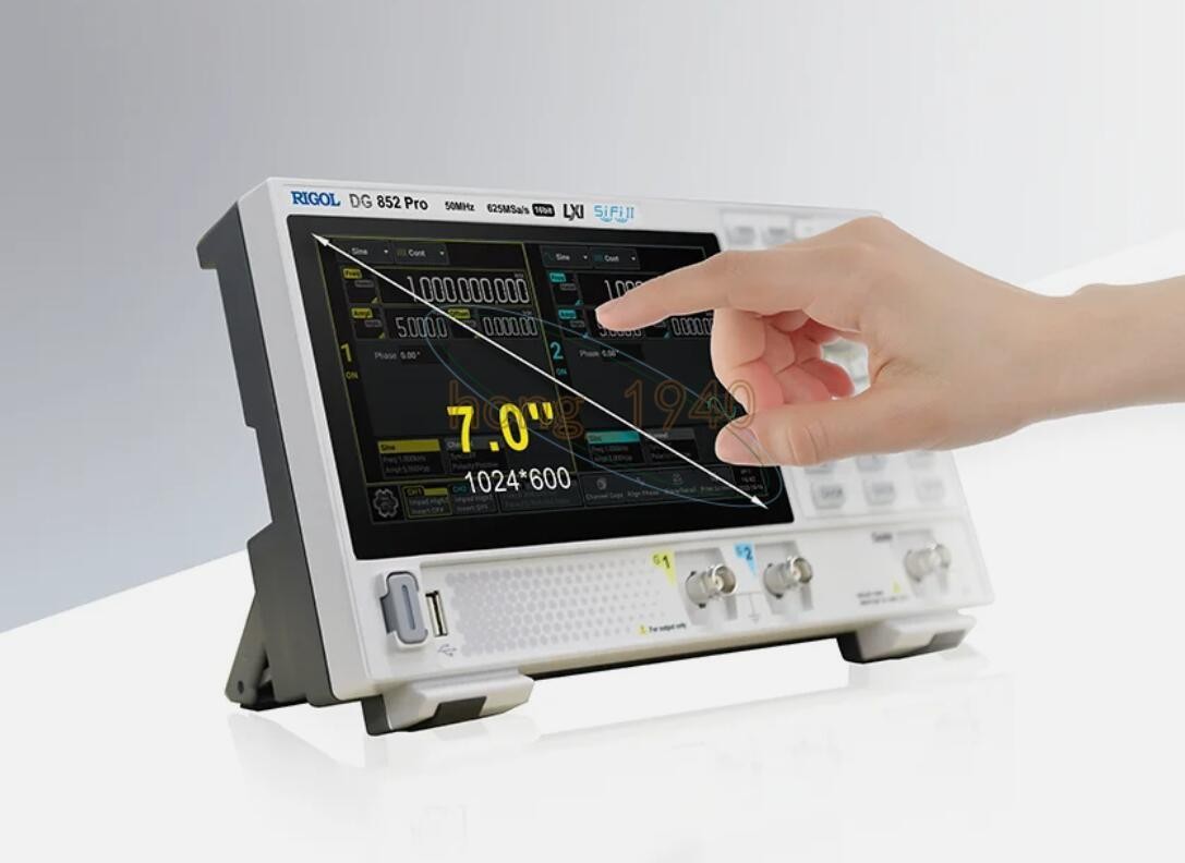7'' Touch Screen RIGOL DG852 Pro 50MHz Dual Channel Arbitrary Waveform Generator