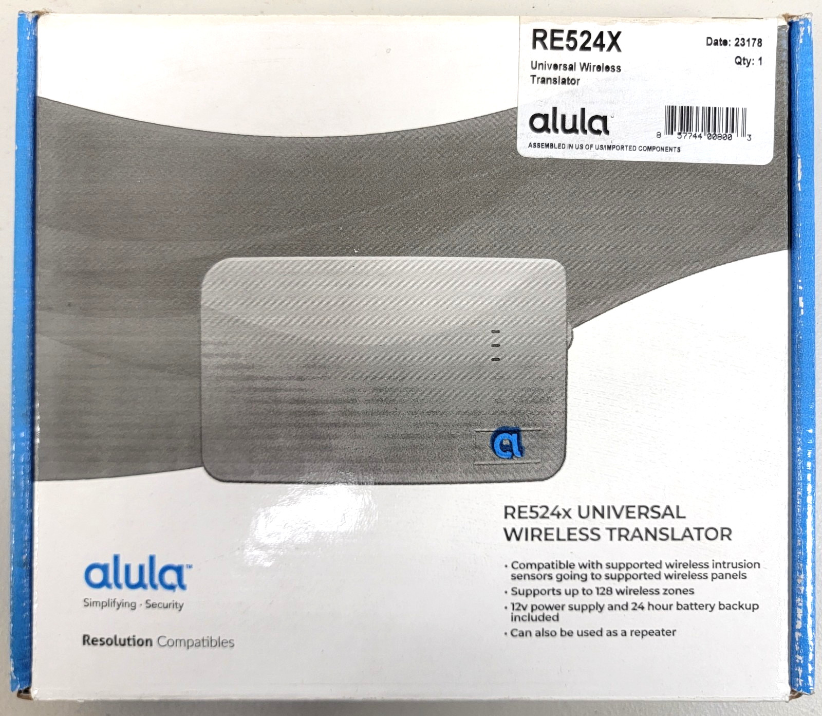 Alula RE524X Universal Wireless Translator New Open Box