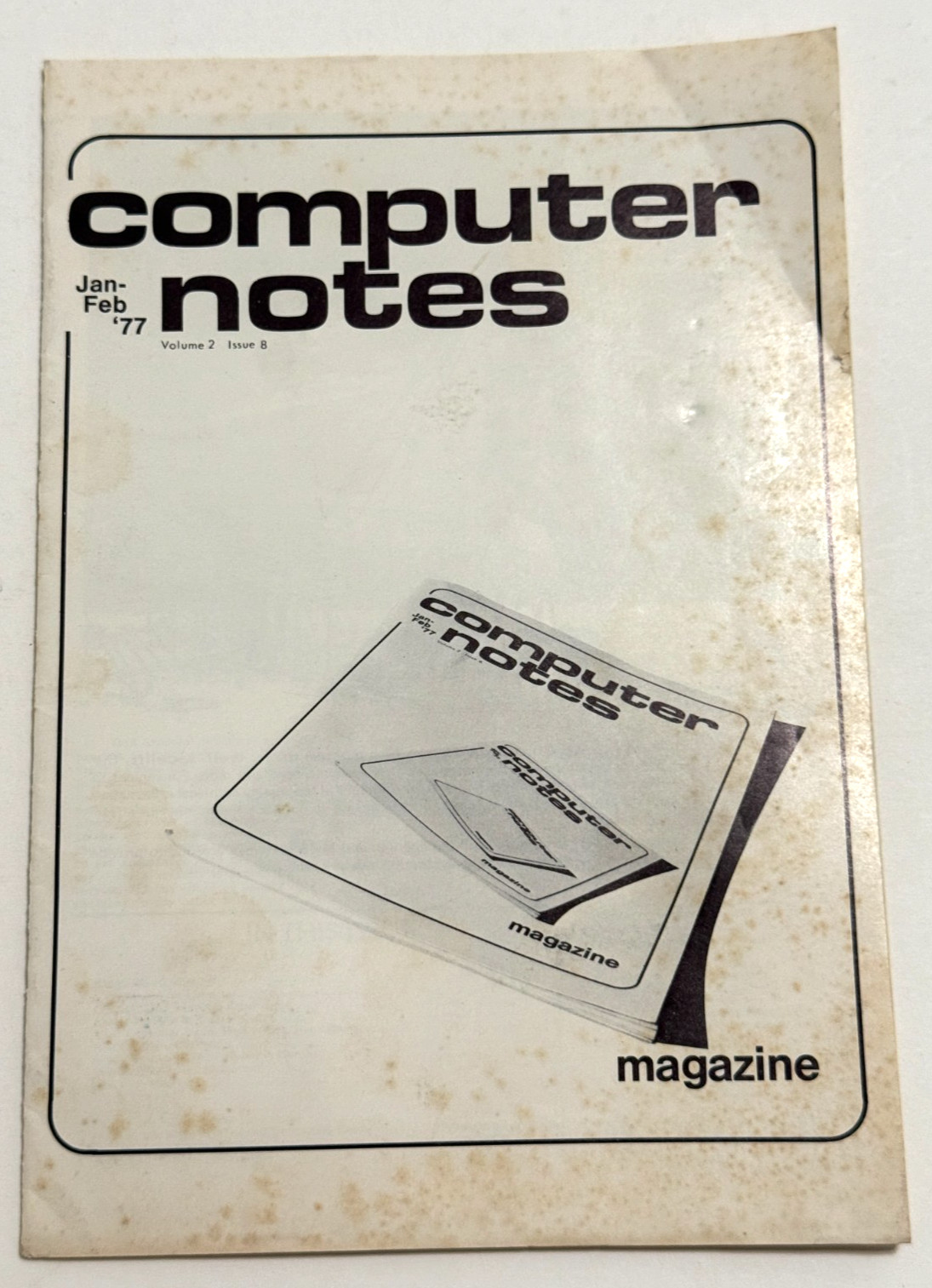MITS Altair Computer Notes Magazine Jan-Feb 1977 Vol 2 Issue 8 Original Magazine