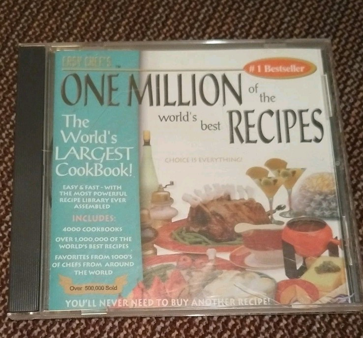 Ersy Chefs 1 Million Of The World's Best Recipes CD By Acr International