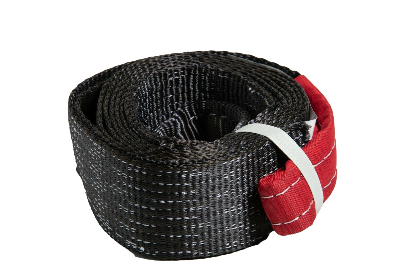 Tow Strap 10 ft winch tree saver Black 3x10 3" 20000lbs 9 Ton off-road Jeep CJ