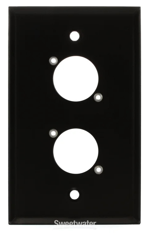 Switchcraft WP1B2P Single Gang Metal Wall Plate