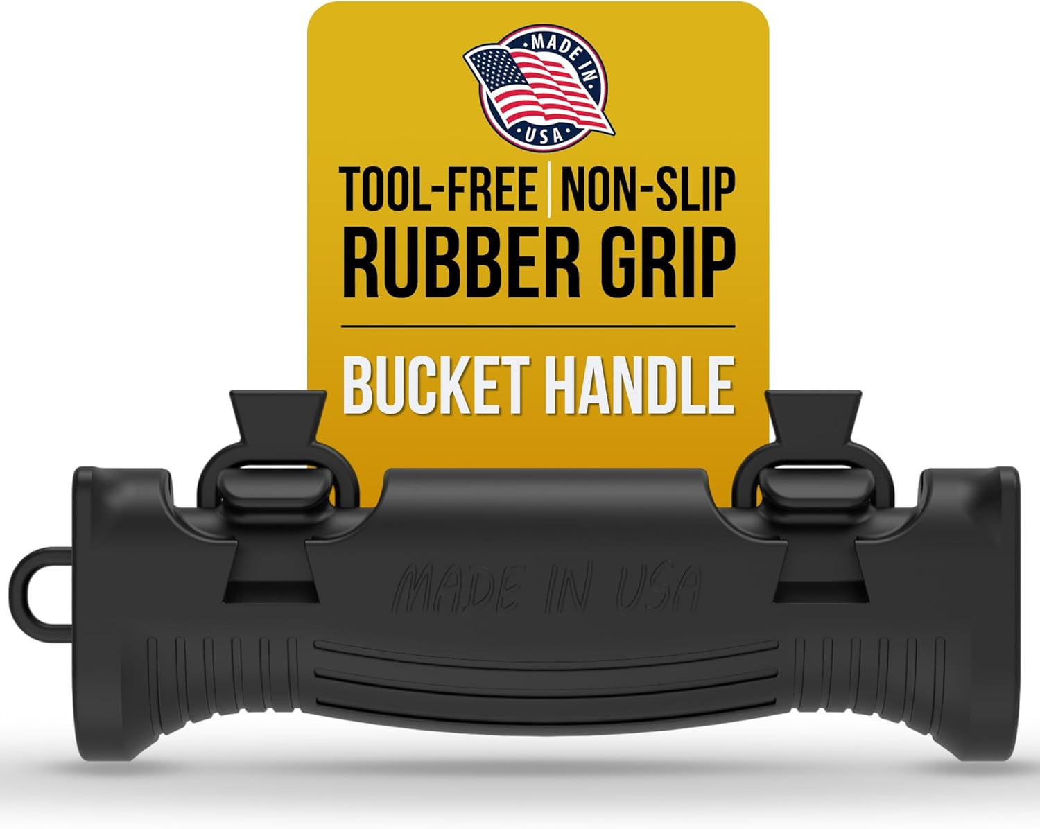 HANDTEC Bucket Handle Grip - Ergonomic Rubber Handle Replacement for Constructio