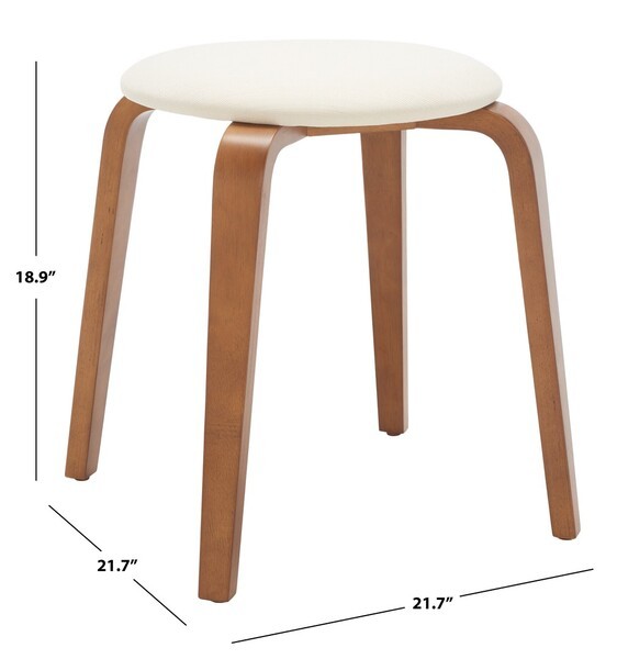 Safavieh JO UPHOLSTERED STACKABLE STOOL, Reduced Price 2172780707 STL1001B