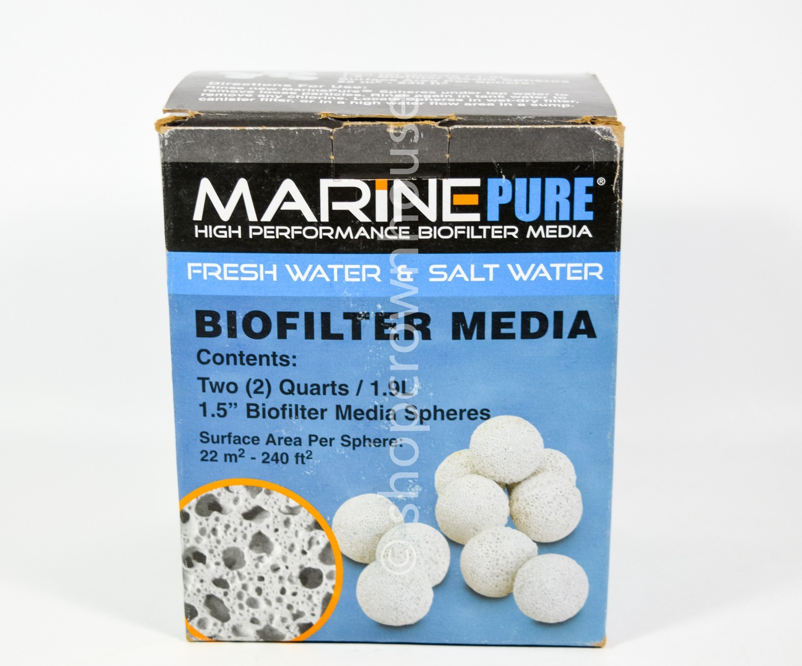 1.5-Inch Sphere BioFilter Media for Salt Water and Freshwater Aquariums 2-Quart
