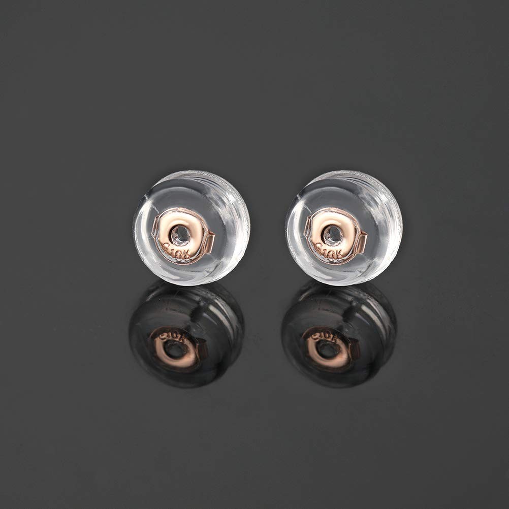 Silicone Earring Backs Replacement | Comfortable Rubber Earring Backings for ...