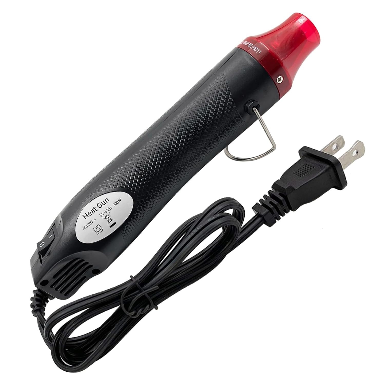 Mini Heat Gun, Portable Hot Air Gun Tool for DIY Crafts Shrink Black