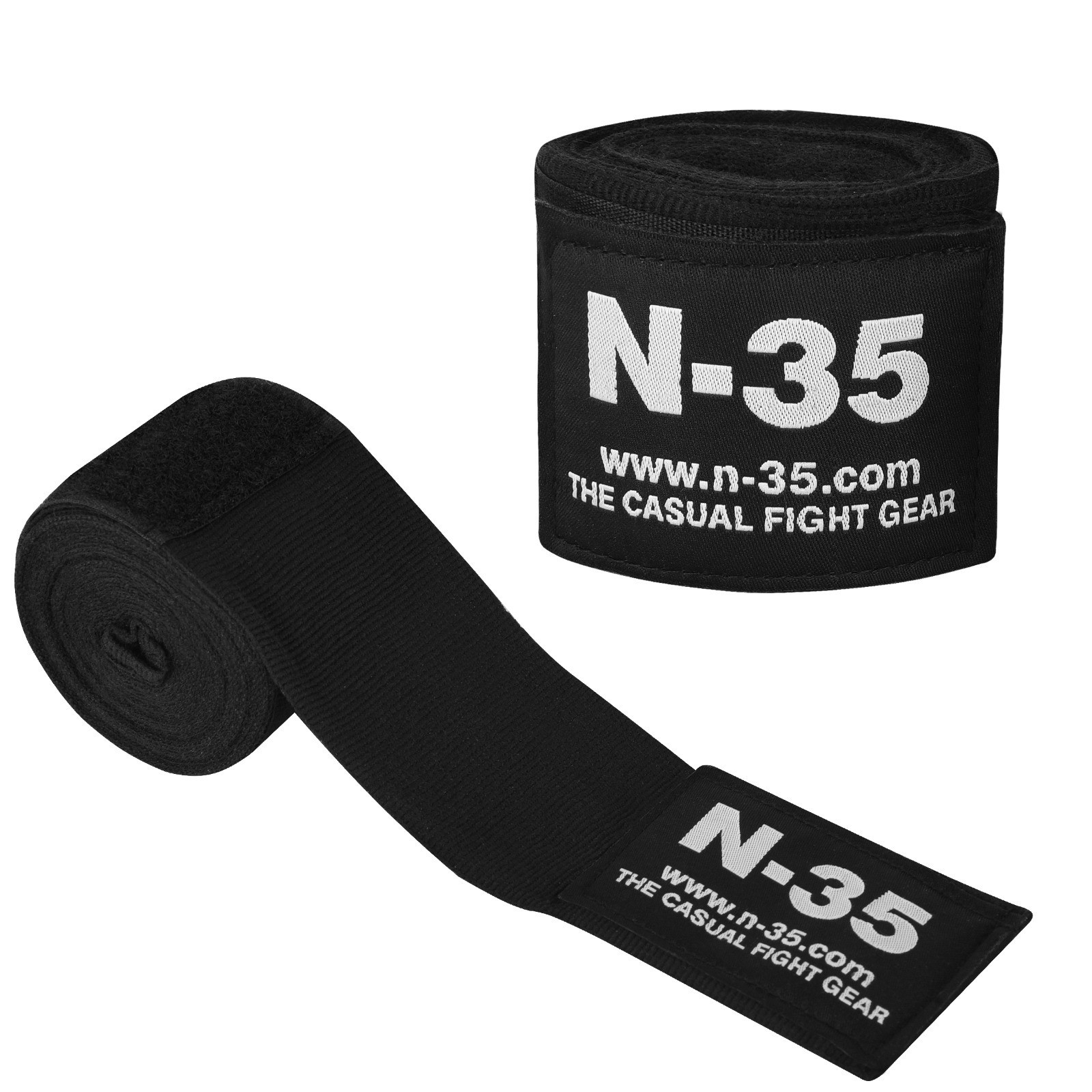 N-35 boxing bandages wrapping bandage boxes bandage 4.5 m black black band Hook and Loop New