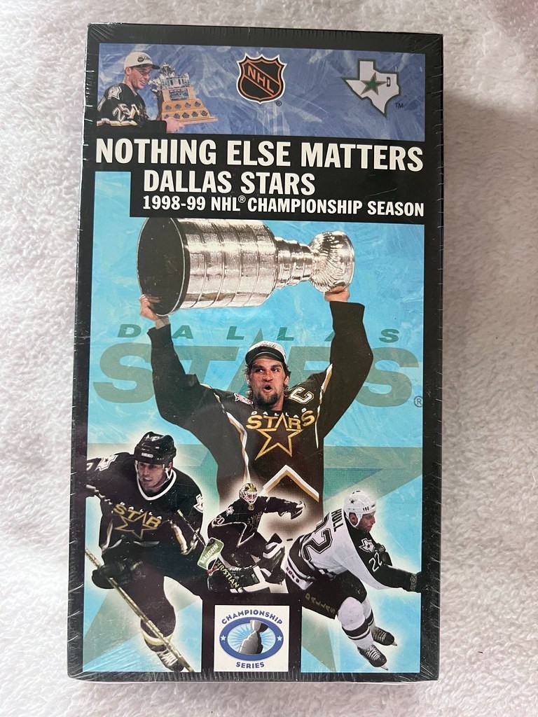 Nothing Else Matters: Dallas Stars 1998-99 NHL Champ Season VHS Tape SEALED