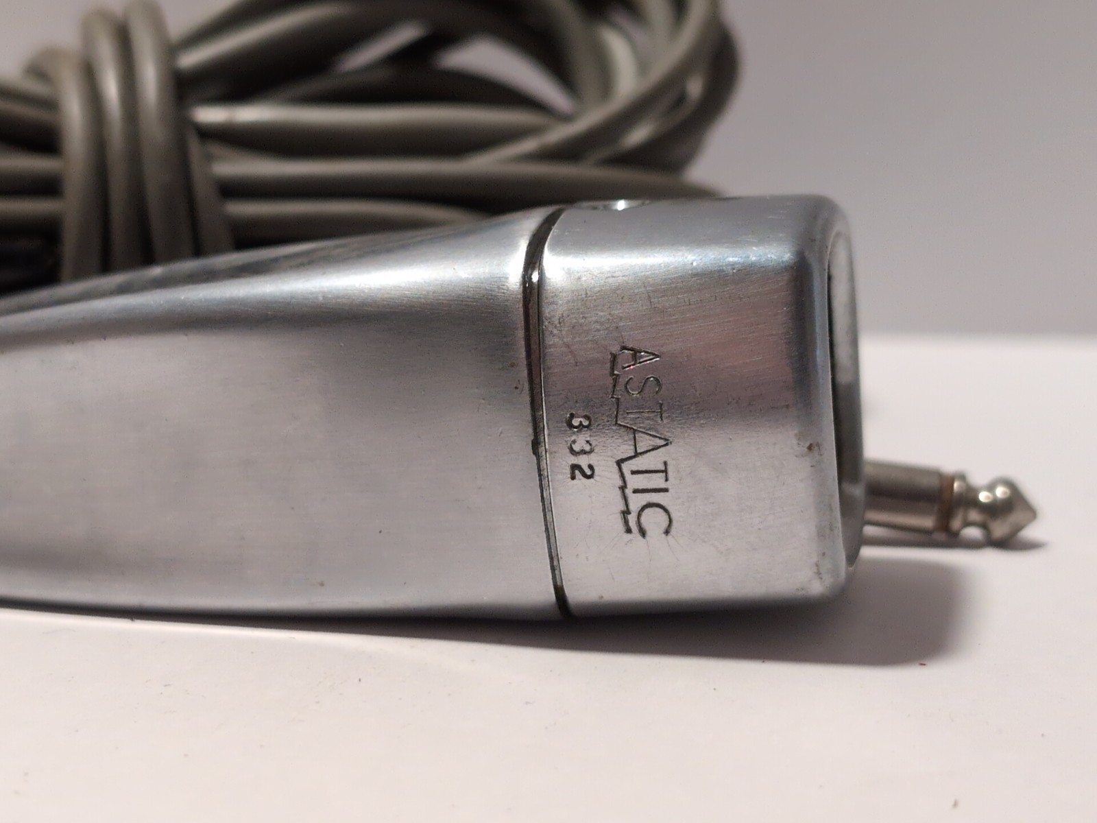 VINTAGE Square ASTATIC 332 HANDHELD MICROPHONE - Untested