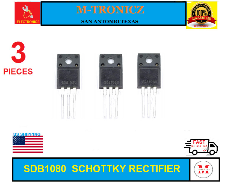 SDB1080    SCHOTTKY RECTIFIER   LOT OF  3 PIECES   SHIPS FROM TEXAS