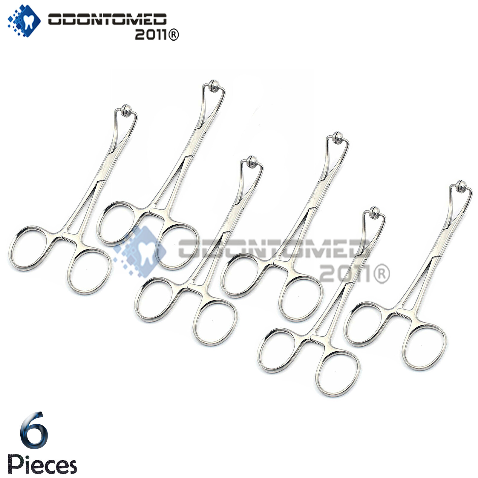6 Hoff Towel Clamp Forceps 4.5" Surgical Instruments