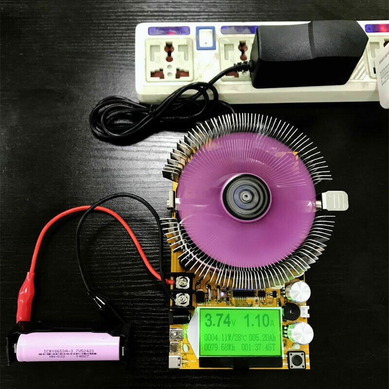 Electronic Load Tester 220V 20A Constant Current Battery Capacity Tester Module