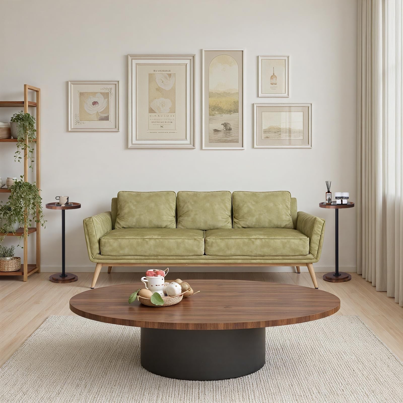 Home Dector Sofa Side Table, Small Drink Table for Small Spaces, Coffee End T...
