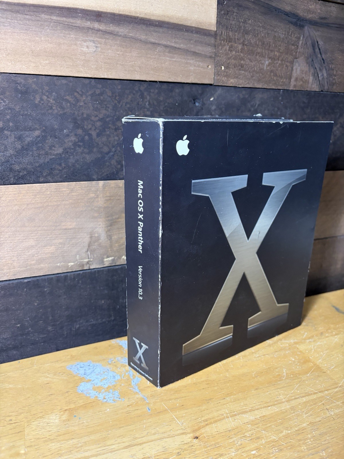 2003 Apple Mac OS X 10.3 Panther Retail Box Complete with CDs Manual & Code