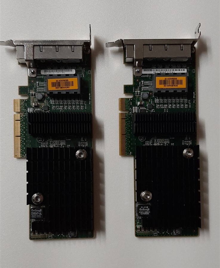 SUN X4447A-z Quad Gigabit Ethernet UTP PCI-E x8 Card LP Brkt