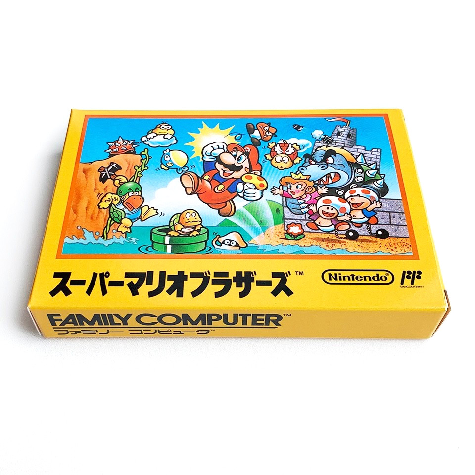SUPER MARIO BROS. - Empty box replacement spare case for Famicom game