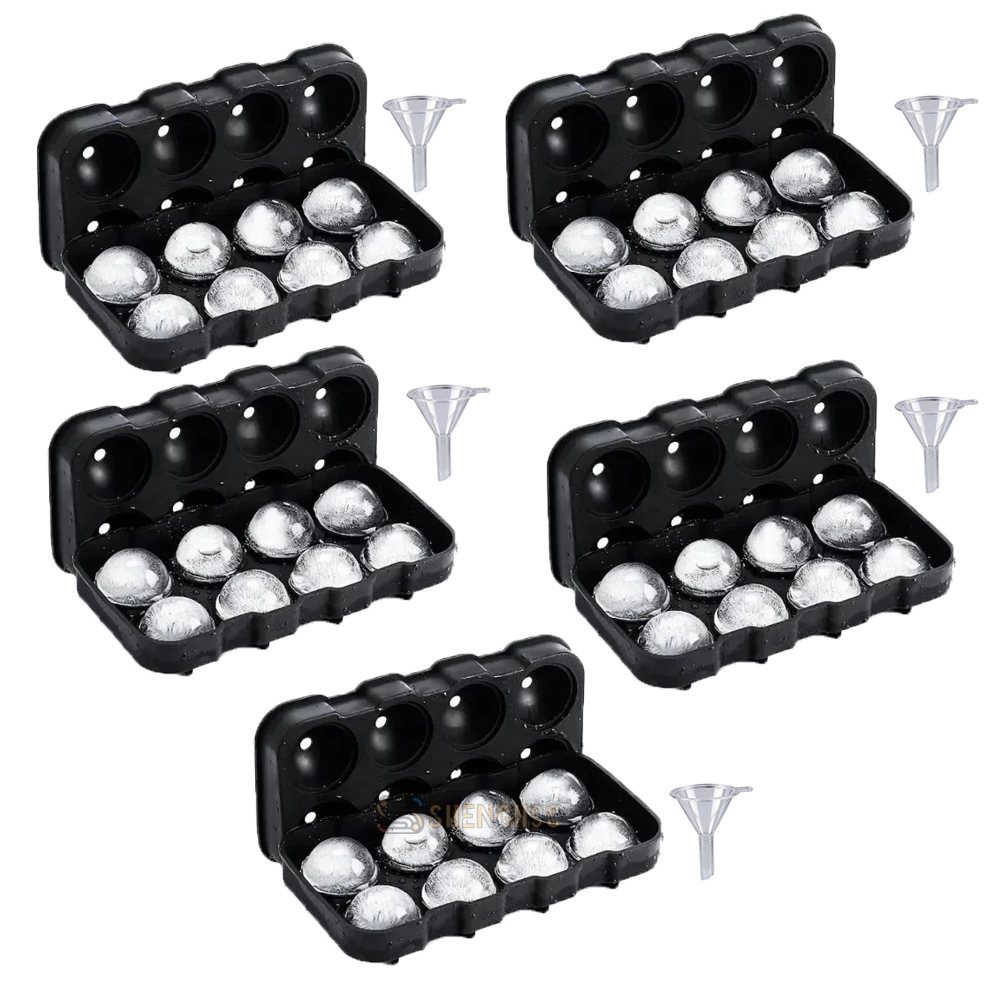 Lots Large Ice Cube Molds Round, DIY Silicone Ice Cube Tray for Freezer Whiskey