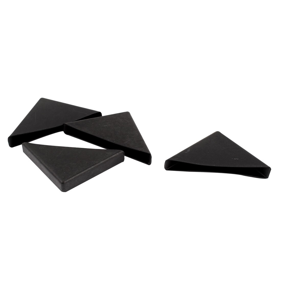 4Pcs Triangle Shape Furniture Glass Table Couch Corner Protector 10mm x 75mm