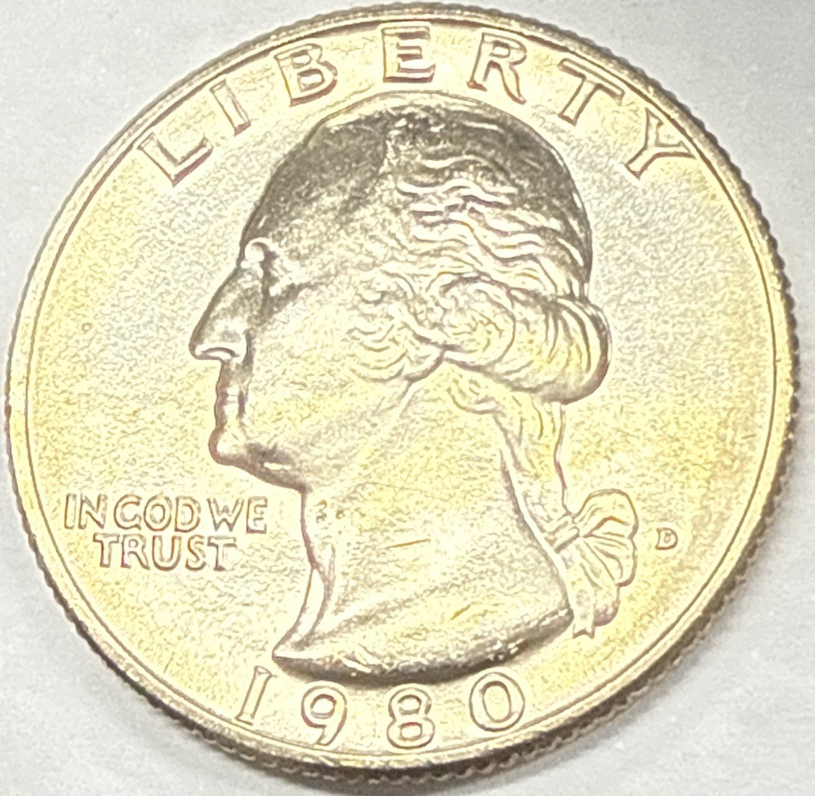 1980-D Washington Quarter BU Uncirculated