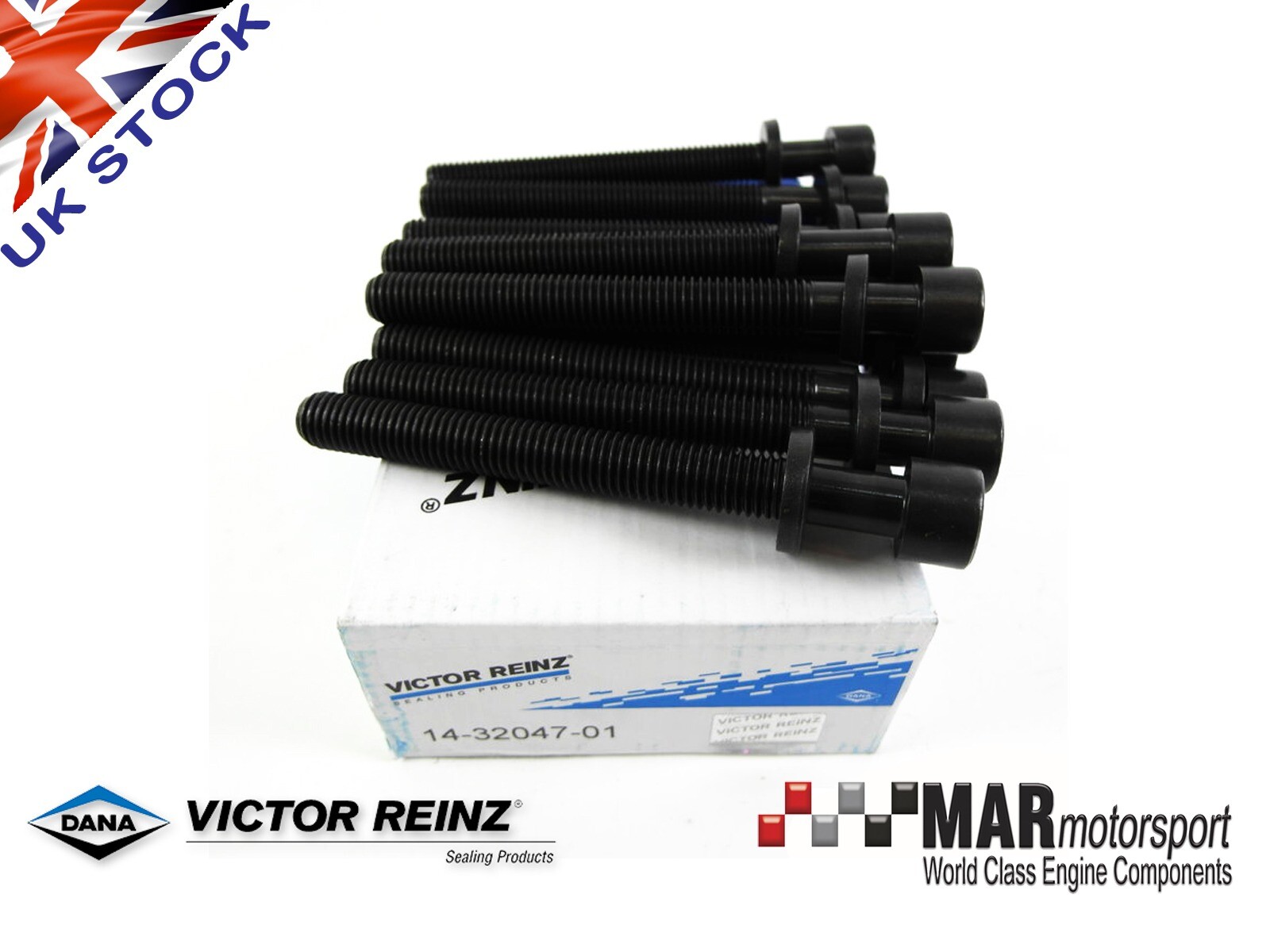 Cosworth YB | Sierra | Escort | All Models | Large Washer Head Bolt Set REINZ