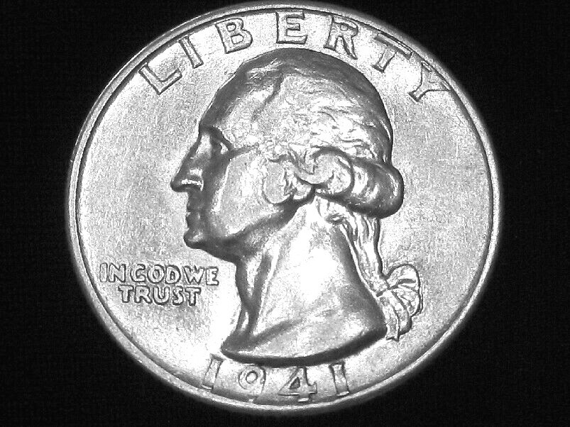 1941-D Washington Quarter --- Almost Uncirculated +++