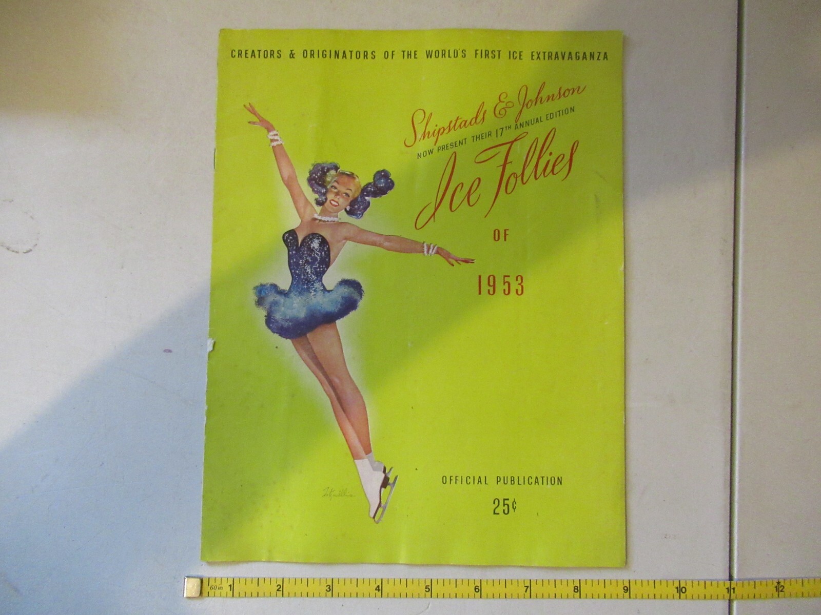 Shipstads & Johnson Ice Follies of 1953 vintage program