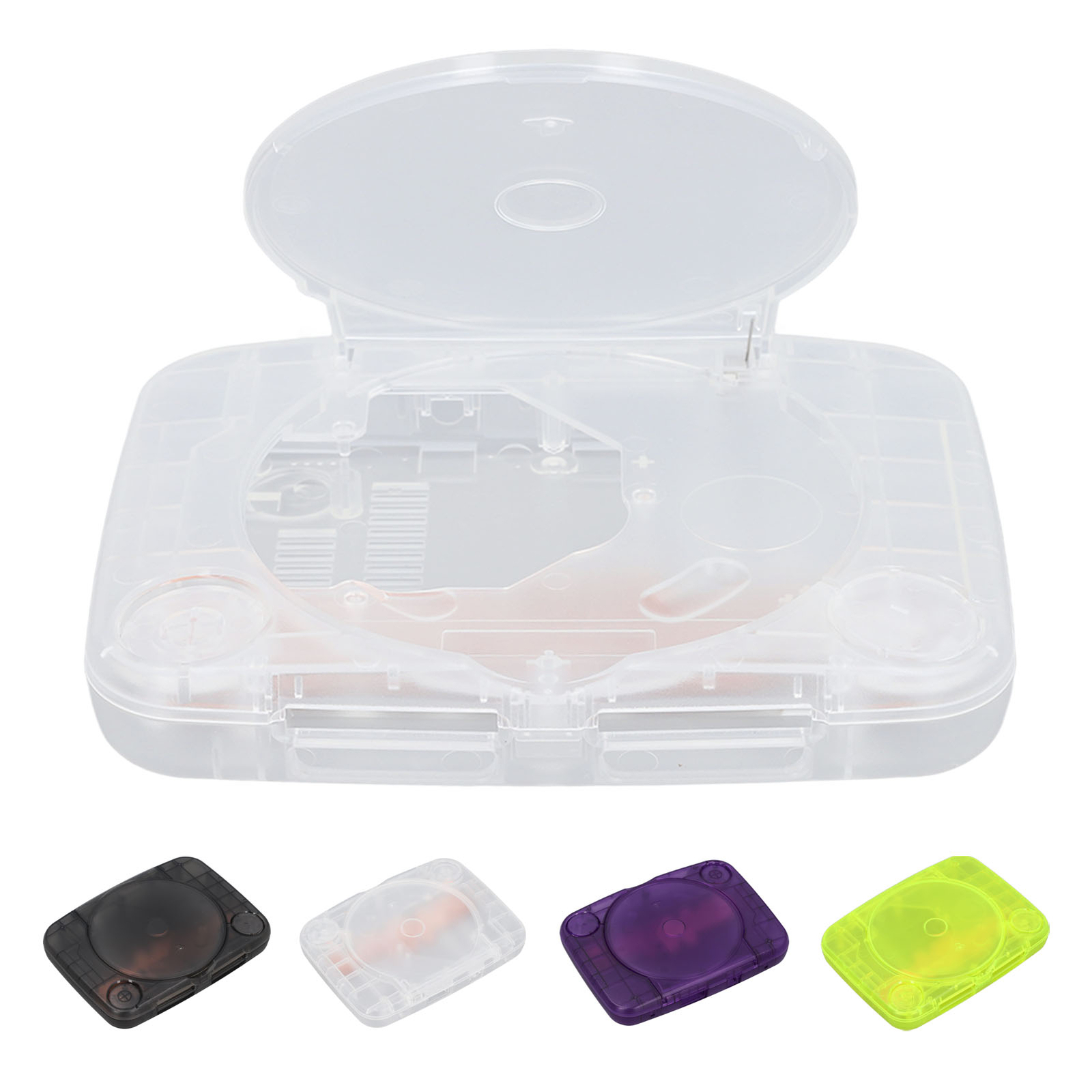 Console Replacement Shell Translucent Retro Console Case For PS1 For SCPH 00 US