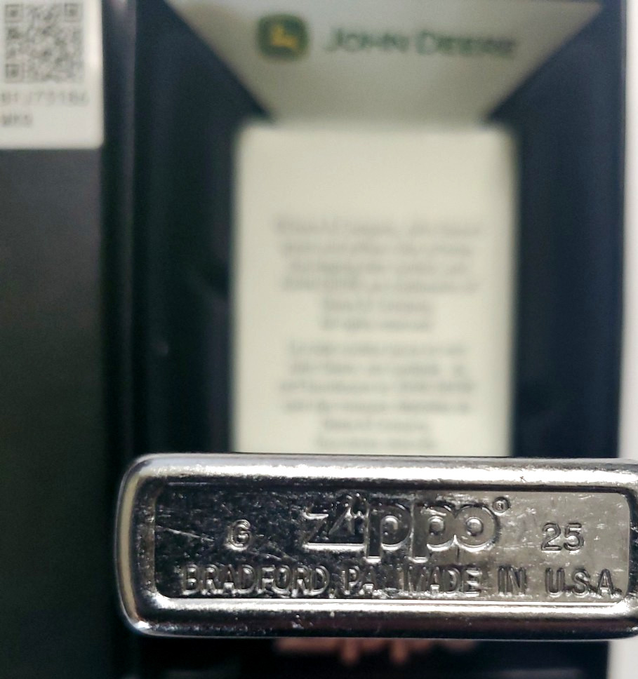 Zippo Lighter John Deere 46764/ #35N