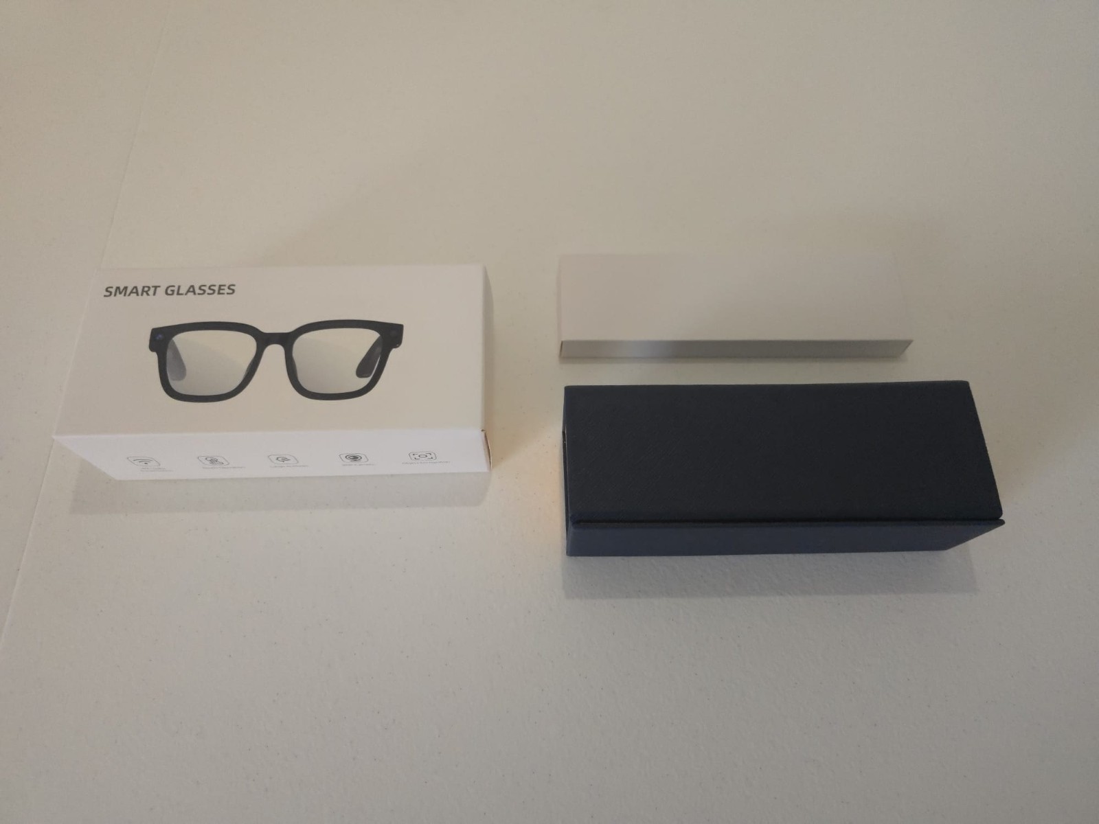 AI Smart Glasses Model G300 L Bluetooth, 8MP Camera - Black