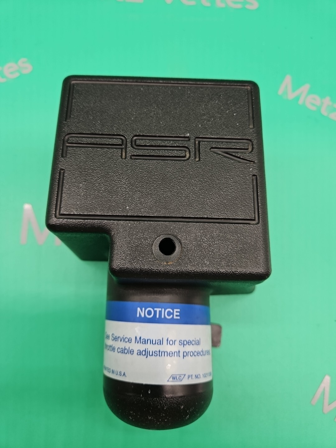 C4 1992 thru 1996 OEM Corvette ASR Adjustor Motor Module Shield Cover GM#1021130