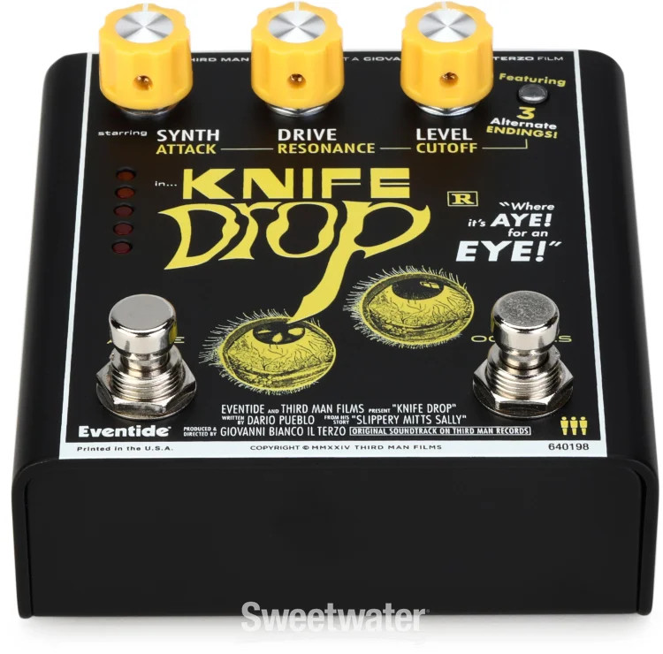 Eventide Knife Drop Suboctave Fuzz Synth Pedal