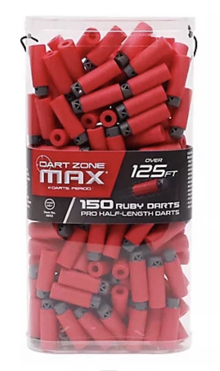 Dart Zone MAX 150 Half Length Ruby Darts 125 Feet 6602 * PTXT230-0823 Max & Pro