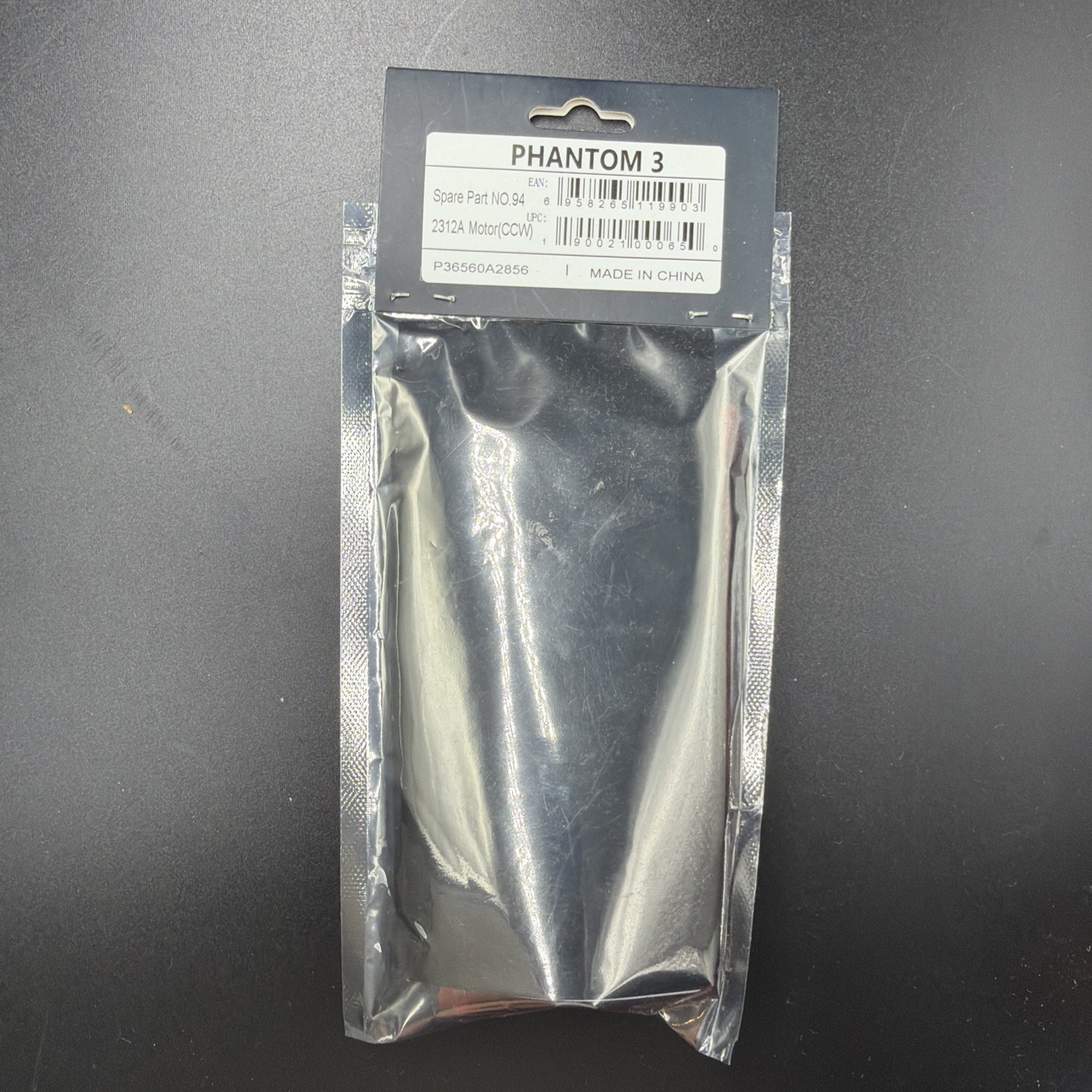 DJI Phantom 3 Pro/Adv Spare Part NO. 7 2312 Motor (CCW) #208