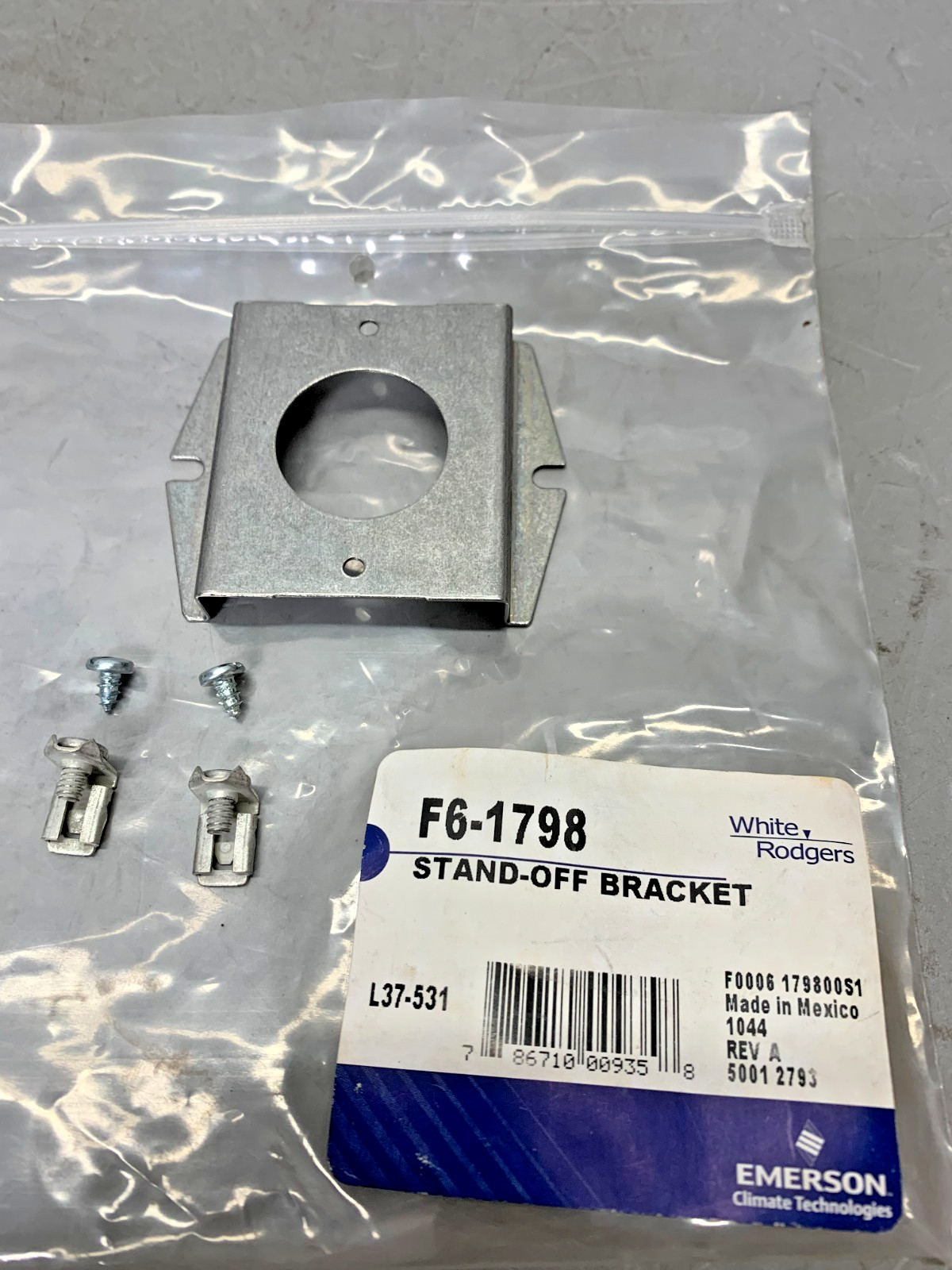 White-Rodgers F6-1798 Stand-Off Bracket For Disc Themostat