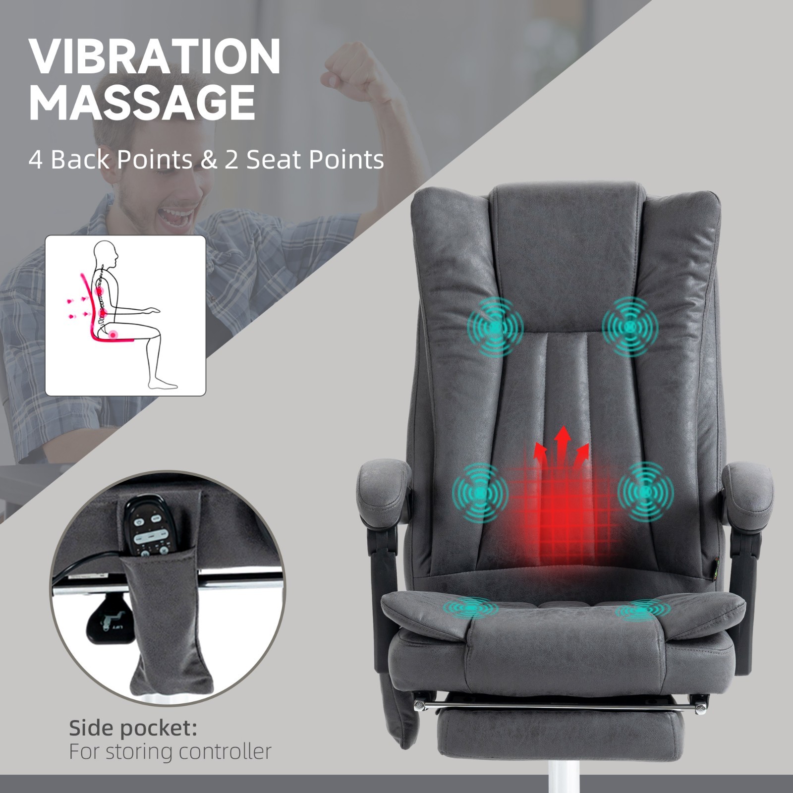 ❄️FREE SHIPPING!❄️Office/Massage/Reclining Chair w/Wheels, Thick Padding, & More
