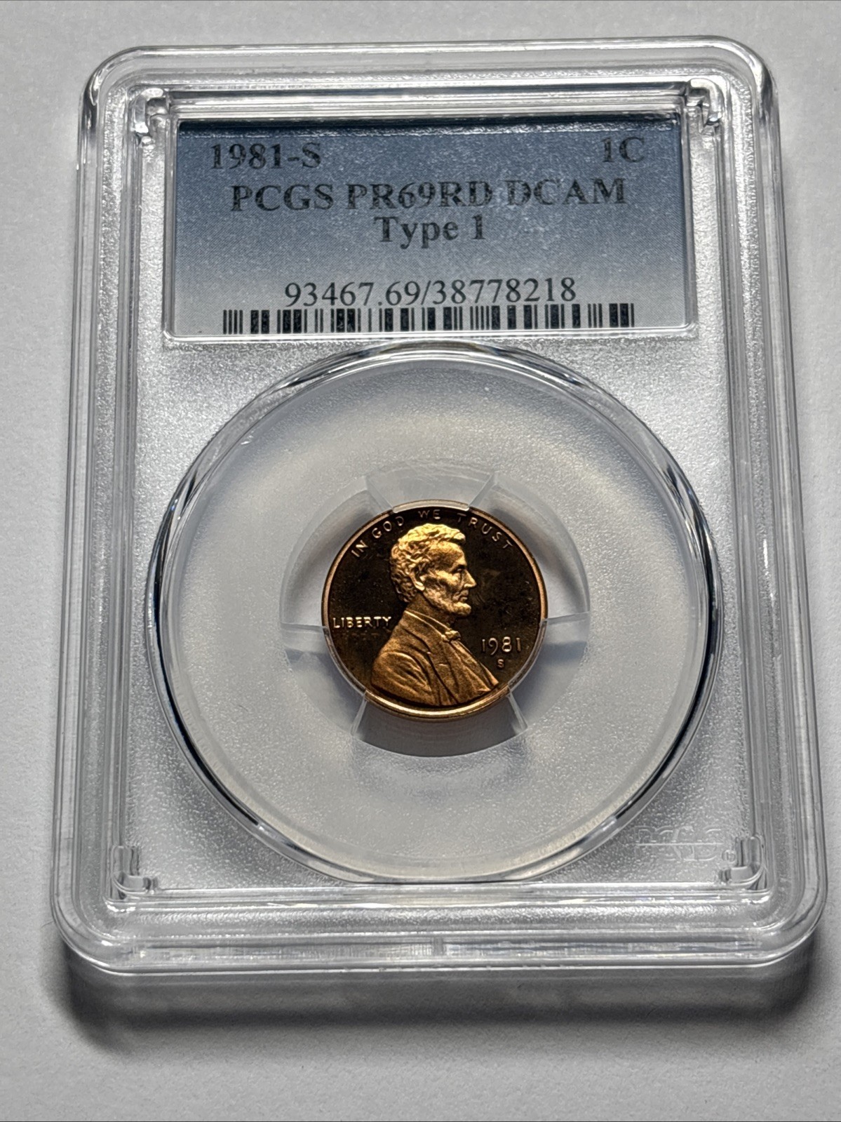 1981-S 6pc Proof Set - PCGS PR69DCAM (WITH S.B.A.)