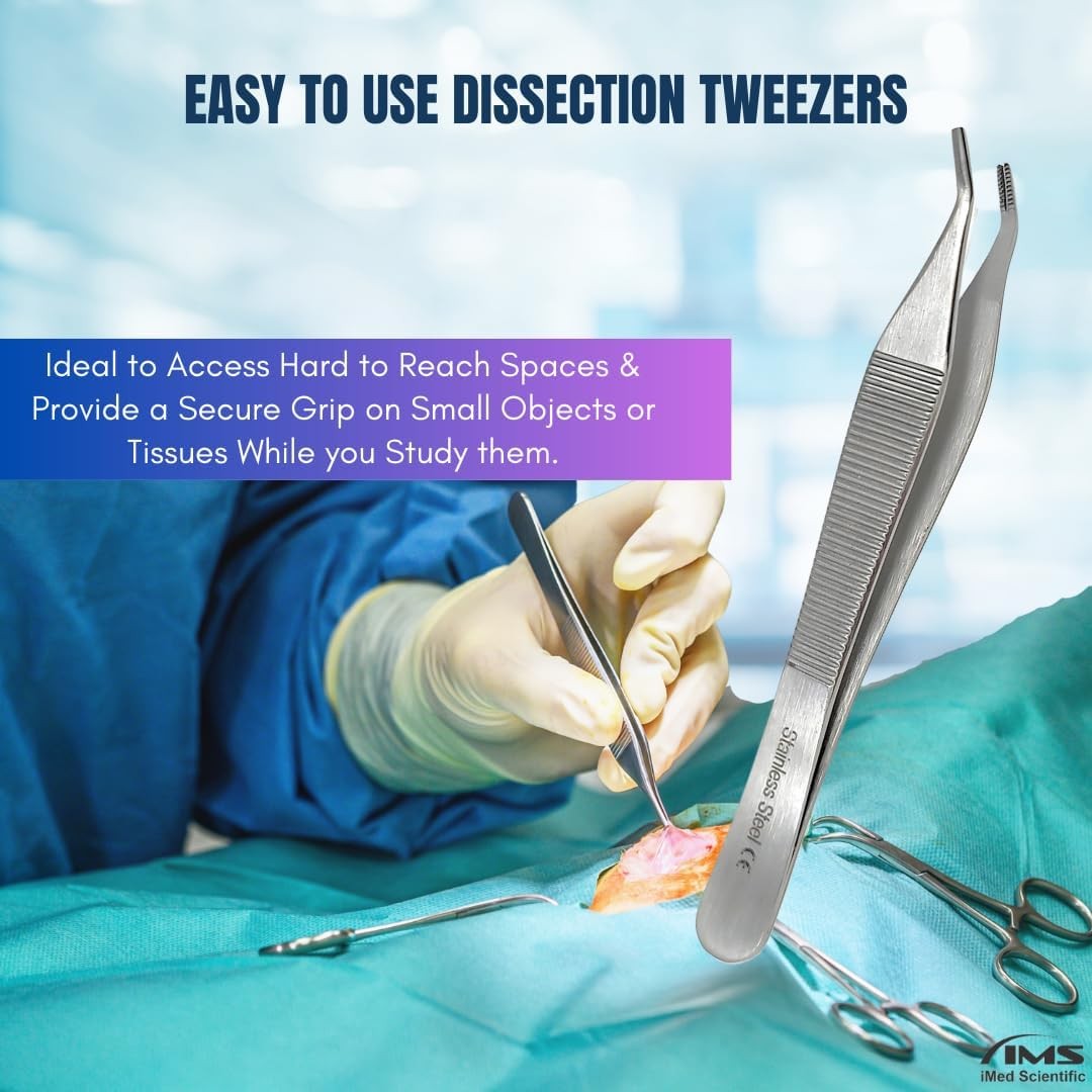 Adson Forceps 1×2 Tissue Forceps, Adson Brown & Adson Dressing Forceps-CRV