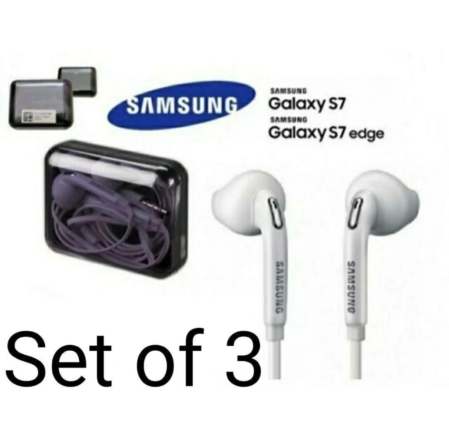 Samsung Headphones Remote and Mic Set Of 3 Headphones Official You Get 3 Sets
