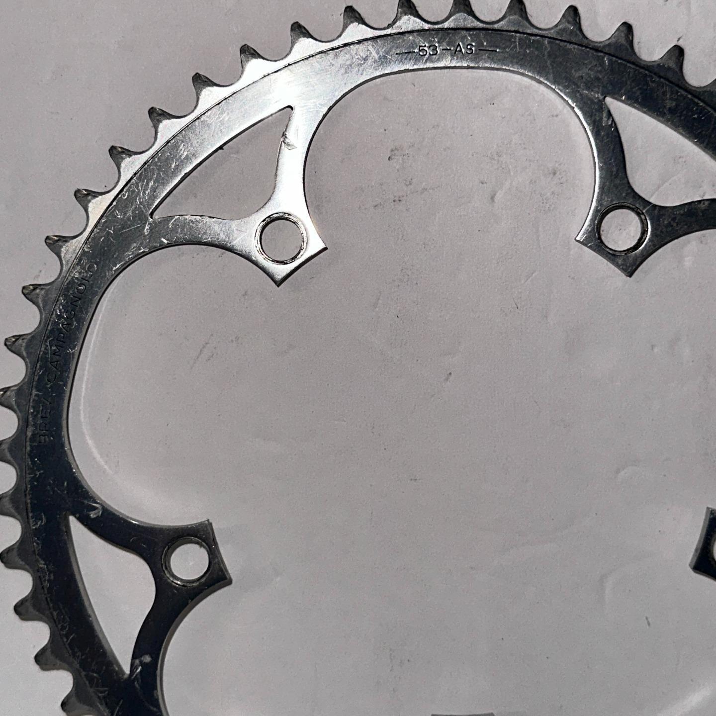 Campagnolo bicycle Chainring 53t AS 135 bcd