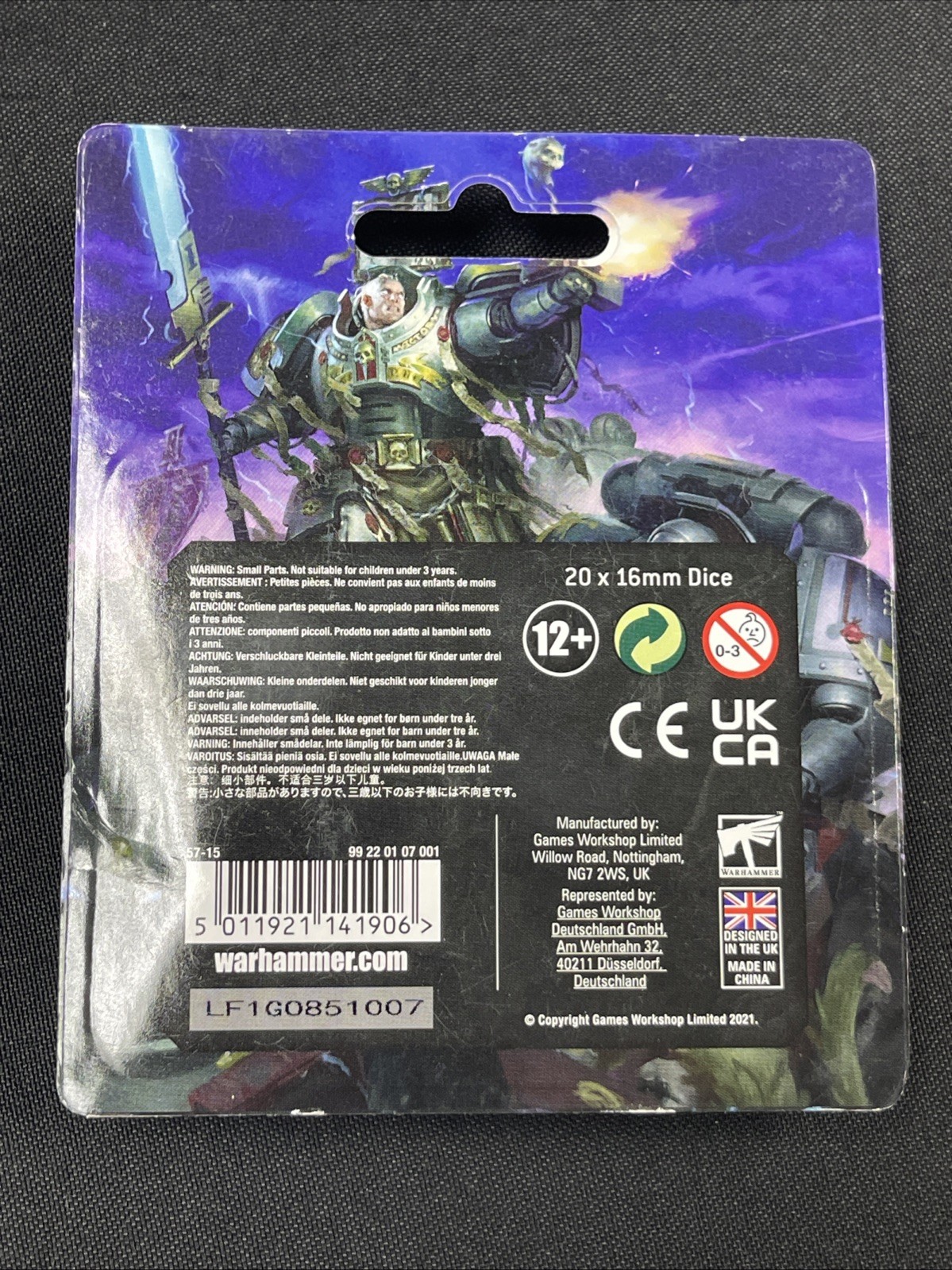 Games Workshop Warhammer 40k Grey Knights Dice NIB Sealed