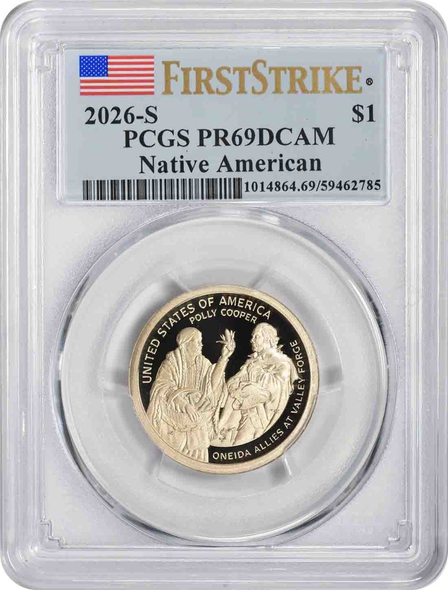 2026-S Sacagawea Native American Dollar PR69DCAM First Strike PCGS