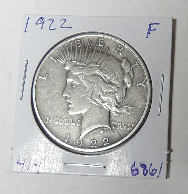 1922-P Peace Silver Dollar Fine Philadelphia Mint (4.14)
