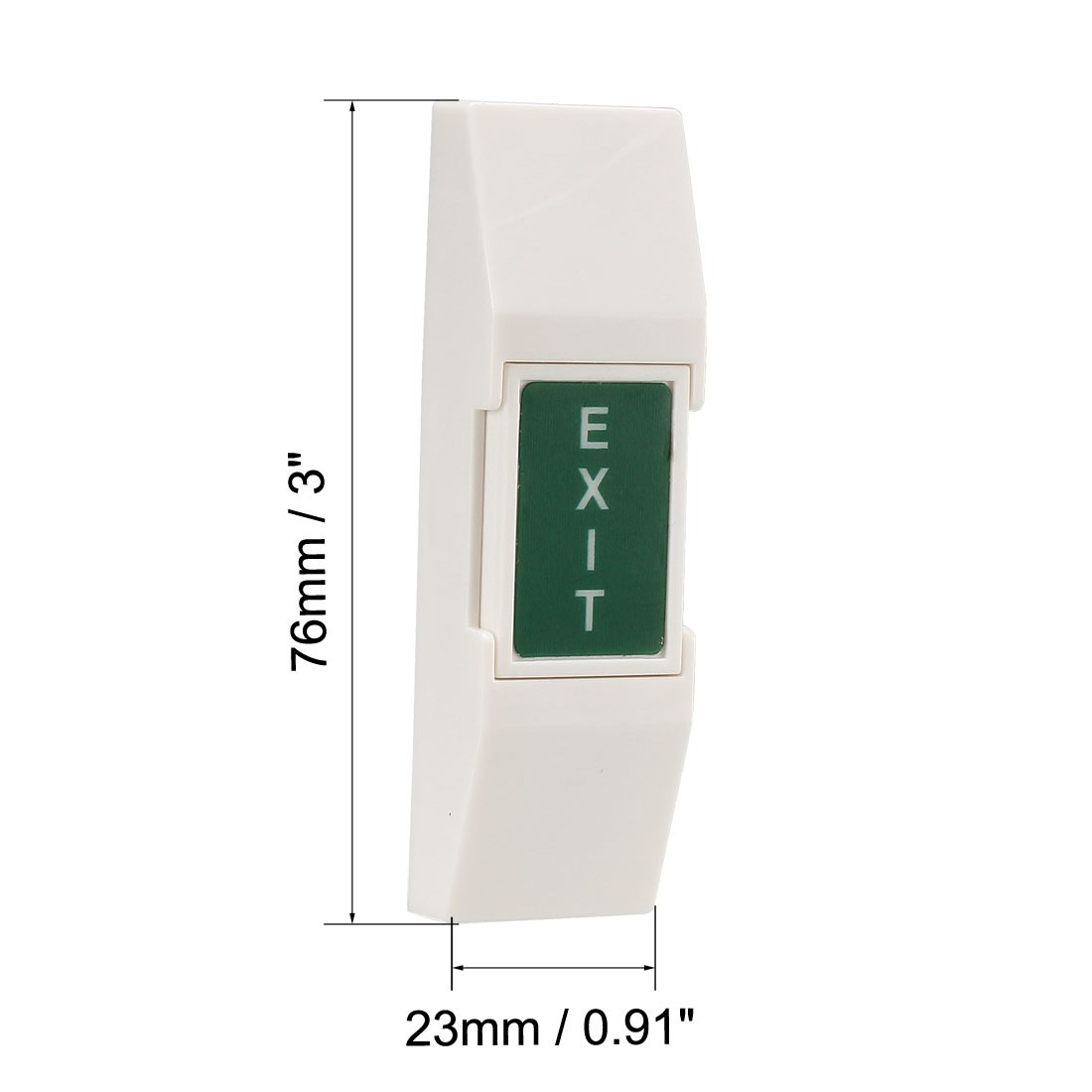 Mini Door Release Button Push to Exit NO/NC/COM Switch 76mmx23mm Panel 36V 3A